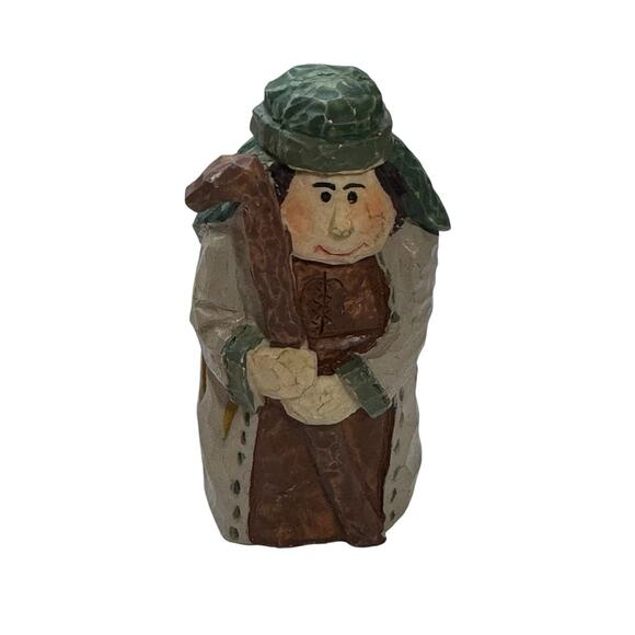 Midwest of Cannon Nativity Figurines Set Holy Family Shepard Angel Sheep - Picture 7 of 7